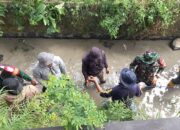 Peduli Lingkungan, Babinsa dan Masyarakat Gotong Royong di Perbatasan Desa Kanie dan Desa Sereang