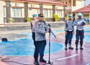 Pimpin Apel Pengamanan Malam Takbiran Idul Adha, Kabag Ops Tegaskan Pendekatan Humanis