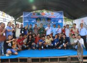 Bupati Pinrang membuka kegiatan katinting Race yang digelar di pantai harapan pajalele