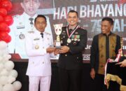 Syukuran Hari Bhayangkara Ke-79, Kapolres dan Bupati Sidrap Serahkan Hadiah Lomba