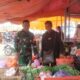 Koramil 1420-06/Panca Rijang Laksanakan Pemantauan Ketersediaan dan Harga Bahan Pokok di Pasar Sentral Rappang