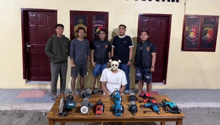 Buruh Bangunan di Sidrap Diringkus Polisi, Gasak Alat Bangunan Senilai Rp10 Juta