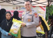 Stabilkan Harga Beras, Polres Sidrap Gelar Pasar Murah