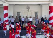 Bupati Syaharuddin Alrif Terima Penghormatan Peserta Gerak Jalan Maritengngae di Halaman Rujab
