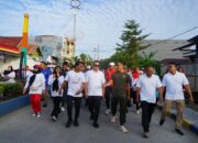 Ribuan Warga Sidrap Meriahkan Jalan Santai Sambut HUT ke-80 Kemerdekaan RI