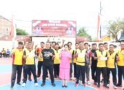 Polres Sidrap Peringati HUT RI 80 Dengan Lomba Menarik