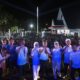 Suasana Penuh Semangat Warnai KNPI Night Run di Sidrap