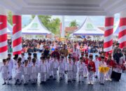 Gerak Jalan HUT RI Tingkat Kabupaten Sidrap Disambut Meriah Warga