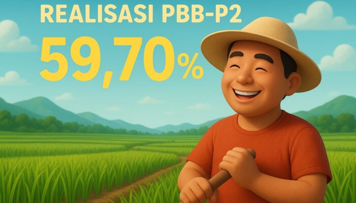 Akhir Agustus 2025 realisasi pajak bumi dan bangunan pedesaan serta kota capai 59,70%