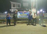 Tingkatkan Keamanan Malam Hari, Anggota Koramil 01/Panca Lautang Gelar Patroli Bersama Komponen Pendukung di Sidrap