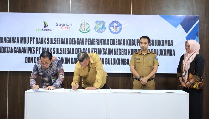 Sinergi dalam Majukan Layanan Publik, Pemkab Bulukumba Gandeng Bank Sulselbar
