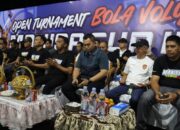 Turnamen Voli Manisa Cup III Resmi Dibuka, Bupati dan Kapolres Sidrap Puji Kualitas Lapangan