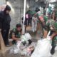 Koramil 1420-03/Maritengngae Gelar Karya Bakti Pembersihan Pasar Sentral Pangkajene