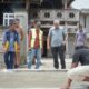 Bupati Pinrang didampingi  kepala Dinas Bina Marga,Cipta karya dan tata ruang tinjau proyek pengerjaan ruas jalan di wilayah kabupaten pinrang