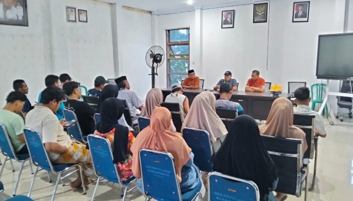 Camat Sangkarrang Gelar Rapat Koordinasi Bersama Tokoh Masyarakat Barrang Lompo