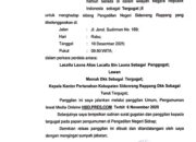 RELAAS PANGGILAN KEPADA TERGUGAT II Laupe Dakku Perkara Nomor: 74/Pdt.G/2025/PN Sdr