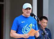 Bupati Pinrang bertindak selaku pembina apel pada peringatan HKN ke 61