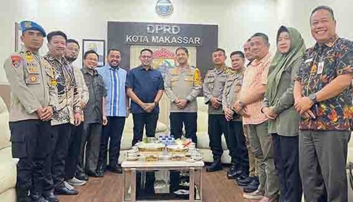 Kapolrestabes Baru Bertemu Pimpinan DPRD Makassar, Siap Jaga Stabilitas Kota