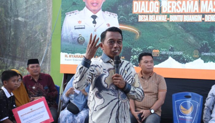 Bupati Sidrap Kunjungi Desa Belawae, Berdialog Langsung dengan Warga
