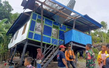 Sejumlah Rumah di kecamatan porak poranda di hantam Angin puting beliung