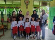 Siswa Kelas 1A SD Negeri 6 Arawa Ikuti Lomba Kesenian Porsenigama