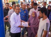 Gubernur Sulawesi selatan kunjungi warga terdampak bencana di kecamatan Lanrisang di sambut bupati Pinrang