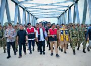 Kapolres Sidrap Hadiri Groundbreaking dan Peresmian Jembatan Oleh Gubernur Sulsel