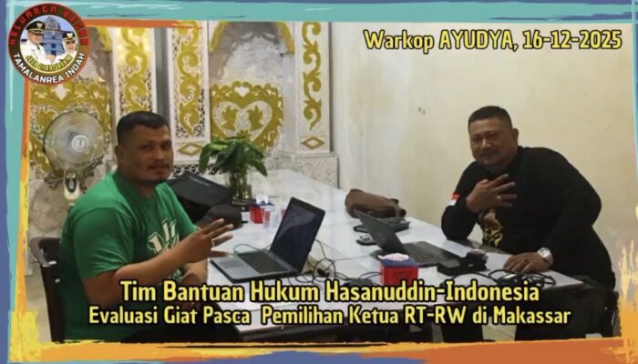 YBH Hasanuddin Indonesia Evaluasi Giat Pascapemilihan Ketua RT–RW di Makassar
