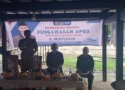 Anggota DPRD Provinsi Sul-Sel dari fraksi partai Demokrat H.Muhtadin Laksanakan Kegiatan Pengawasan APBD di kelurahan tadokkong