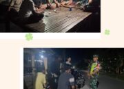 Babinsa Koramil 14004-01/Suppa Laksanakan Patroli Malam dan Komsos dengan Warga