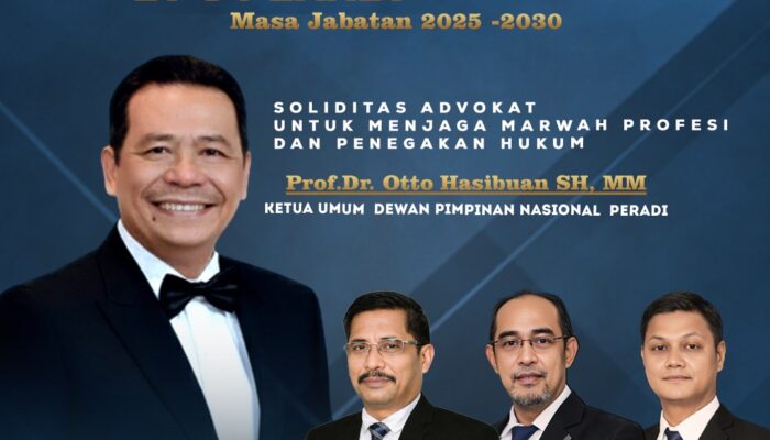 Pelantikan Pengurus DPC PERADI Makassar Periode 2025–2030 Digelar 17 Januari 2026