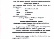 Relaas panggilan kepada Tergugat IV perkara Nomor: 68/Pdt.G/2025/PN Sdr