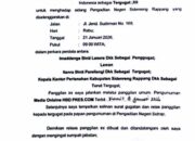 Relaas panggilan kepada Tergugat XII perkara Nomor: 68/Pdt.G/2025/PN Sdr