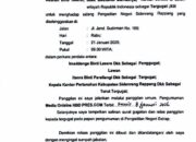 Relaas panggilan kepada Tergugat XIII perkara Nomor: 68/Pdt.G/2025/PN Sdr