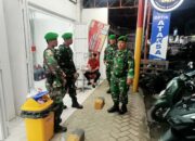 Jaga Kondusifitas Wilayah, TNI dan Dishub Gelar Patroli Siskamling Gabungan di Rappang
