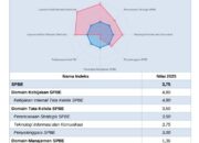Indeks sistem pemerintahan berbasis Elektronik (SPBE) kabupaten Pinrang mengalami peningkatan signifikan