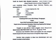 Relaas panggilan kepada Tergugat XIV perkara Nomor: 68/Pdt.G/2025/PN.Sdr