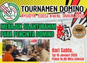 Turnamen Domino AYUDYA Edisi Awal Tahun 2026 Jadi Ajang Silaturahmi Pecinta Domino di Makassar