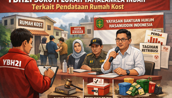 YBH2I Soroti Lurah Tamalanrea Indah Terkait Pendataan Rumah Kost