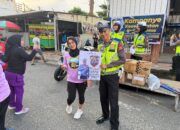 Hari ke-7 Ops Keselamatan Pallawa 2026, Satlantas Polres Pinrang Edukasi Masyarakat di Car Free Day