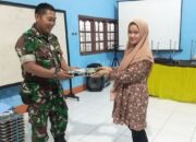 Babinsa Kodim 1420/Sidrap Kawal Distribusi 63 Ribu Paket Makanan Bergizi Gratis