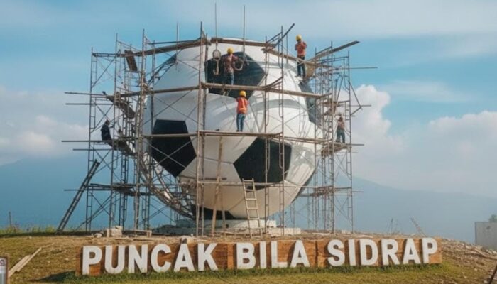 Puncak Bila Sidrap Naik Kelas Bola Raksasa Siap Jadi Magnet Sulsel