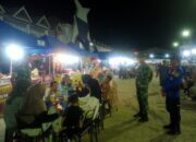 Babinsa Koramil 1420-05 dan Damkar Gelar Patroli Siskamling di Tanru Tedong