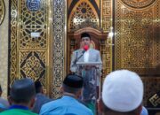 Tingkatkan perekonomian masyarakat pembangunan infrastruktur jalan merupakan fondasi utama , tegas wakil bupati Pinrang pada saat beri sambutan di malam ke 7 safari Ramadhan