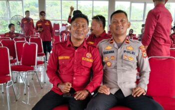 Kapolsek Pitu Riase IPDA Sakaria S.H.,M.M Hadiri Pelantikan KJI Sulsel.Sampaikan Selamat Dari Kapolres