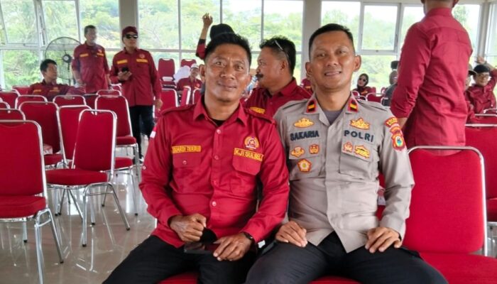 Kapolsek Pitu Riase IPDA Sakaria S.H.,M.M Hadiri Pelantikan KJI Sulsel.Sampaikan Selamat Dari Kapolres