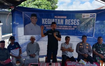 H.Muhtadin anggota DPRD provinsi Sulsel komisi D dari partai Demokrat Gelar Reses di desa samaulue kecamatan Lanrisang