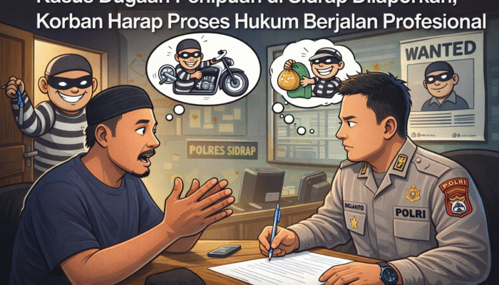 Kasus Dugaan Penipuan di Sidrap Dilaporkan, Korban Harap Proses Hukum Berjalan Profesional