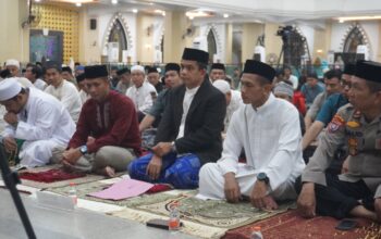 Wakil bupati Pinrang berikan sambutan pada malam Nuzul Qur’an 17 Ramadan 1447 Hijriyah