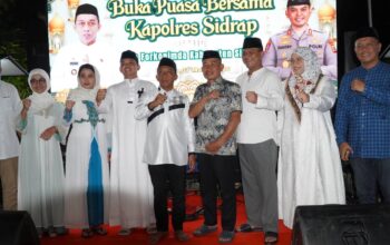 Dandim 1420/Sidrap Hadiri Safari Ramadhan dan Bukber Polres Sidrap, Forkopimda Perkuat Sinergi
